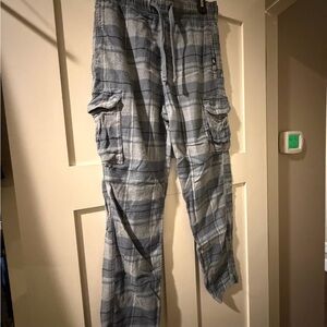 Men's Blue Plaid Sleepwear